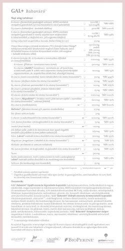 GAL+ Babaváró [új recept] 30 adag