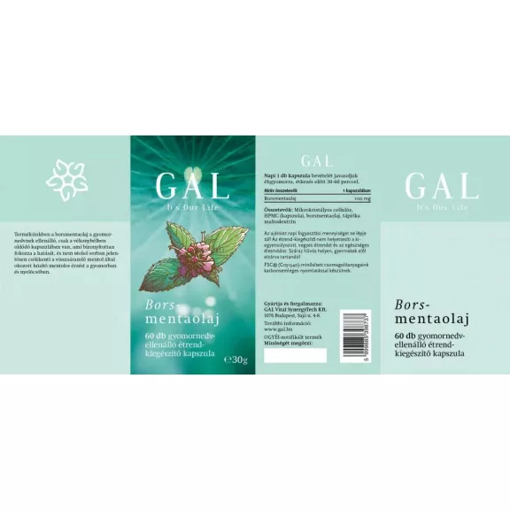 GAL Borsmentaolaj - 60 db