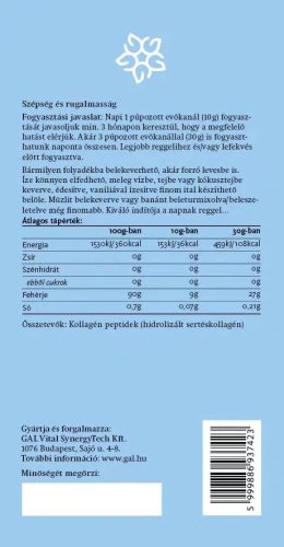 GAL Sertéskollagén peptidek - 300 g