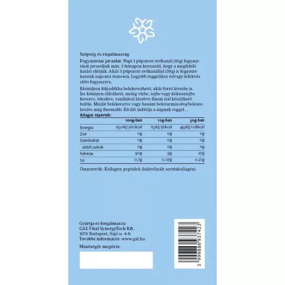 GAL Sertéskollagén peptidek - 300 g