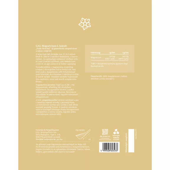 GAL Magnézium-L-laktát - 180 g
