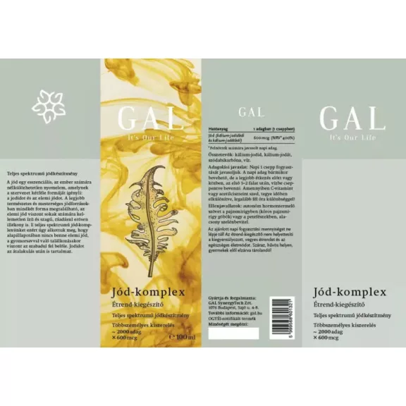 GAL Jód-komplex - 100ml