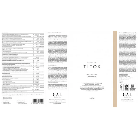 TITOK Multivitamin - 30 adag
