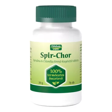 Zöldvér Program Spir-Chor 100% tabletta - 78 db