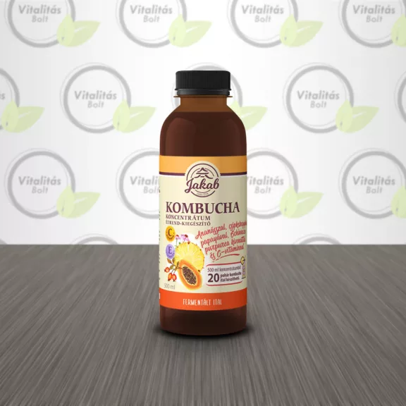 Kombucha koncentrátum echinacea purpurea kivonattal és C-vitaminnal - 500ml Kombucha koncentrátum echinacea purpurea kivonattal és C-vitaminnal - 500ml