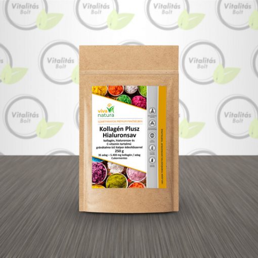 Kollagén Plusz Hialuronsav gránátalma ízű italpor C-vitaminnal - 250 g