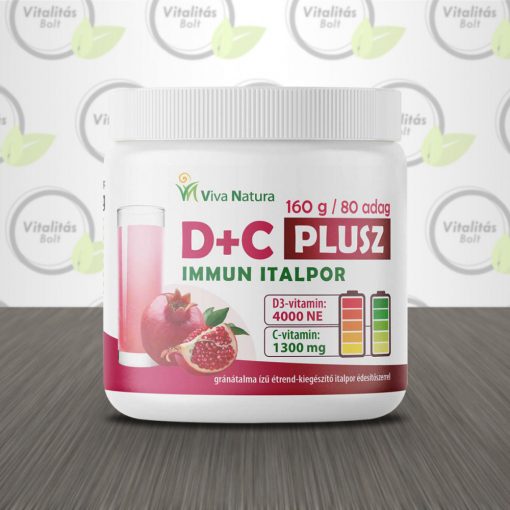 D+C Plusz családi immun étrend-kiegészítő italpor - 160 g
