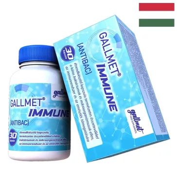   Gallmet Immune (Antibac) – 30 db epesav és gyógynövény kapszula
