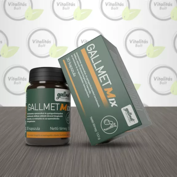 Gallmet-M * epesav és gyógynövény kapszula – Mix - 30 db 