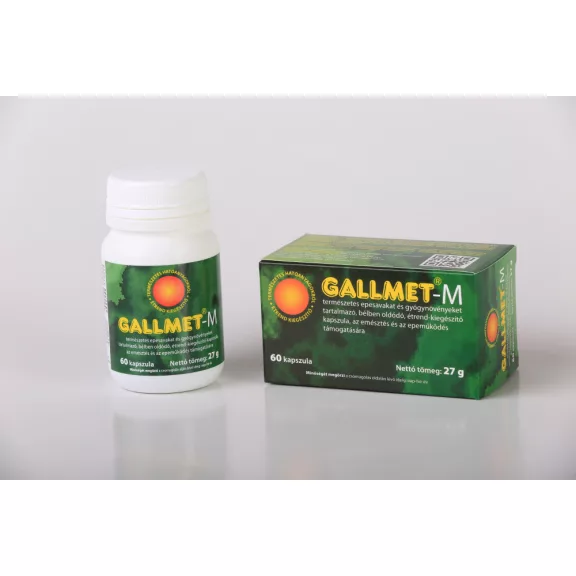 Gallmet-M * epesav és gyógynövény kapszula – Mix - 30 db 