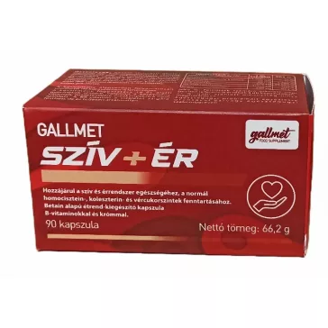 Gallmet-Szív+ér kapszula - 90 db
