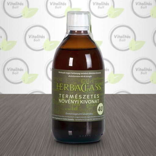 HerbaClass Természetes növényi kivonat "40" - 500 ml 