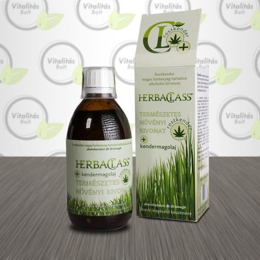 HerbaClass Természetes növényi kivonat Rostkender Kendermagolaj  - 300 ml 