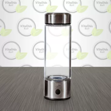 Hordozható hidrogénes víz készítő kulacs - Inox