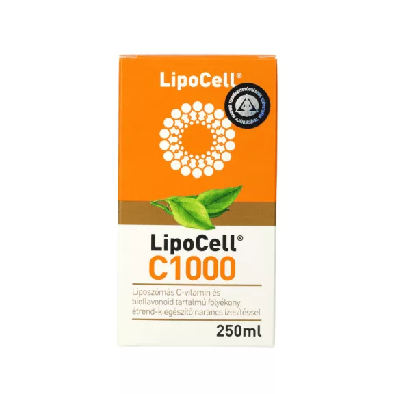 Hymato LipoCell C1000 liposzómás C-vitamin narancs ízben - 250 ml
