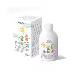  Hymato LipoCell MultiKids folyékony étrend-kiegészítő őszibarack ízben - 250 ml