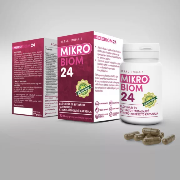 Hymato MikroBiom 24 élőflórás étrend-kiegészítő kapszula - 30 db