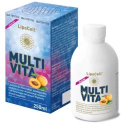   LipoCell Multivita liposzómás multivitamin sárgabarack ízesítéssel - 250 ml