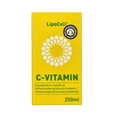 LipoCell liposzómás C-vitamin ananászos ízben -  250 ml