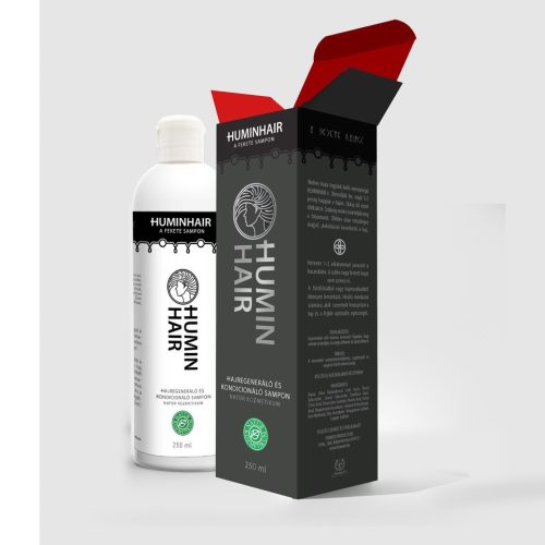 HuminHair – Hajregeneráló és kondicionáló sampon – natúr kozmetikum - 250 ml