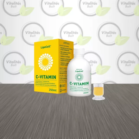 LipoCell liposzómás C-vitamin ananászos ízben -  250 ml Sérült/Lejáratközeli