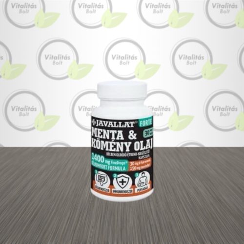 Javallat Forte Menta & Kömény olaj - 60 db 
