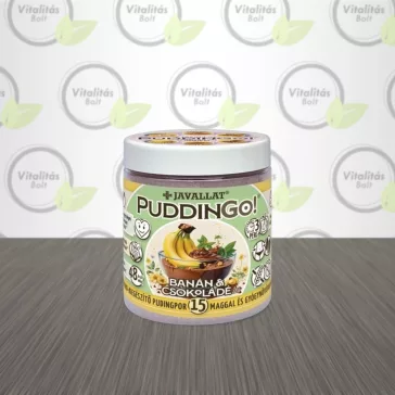   Javallat PudinGo banán és csokóládé izesítésű étrendkiegészítő pudingpor- 300 g