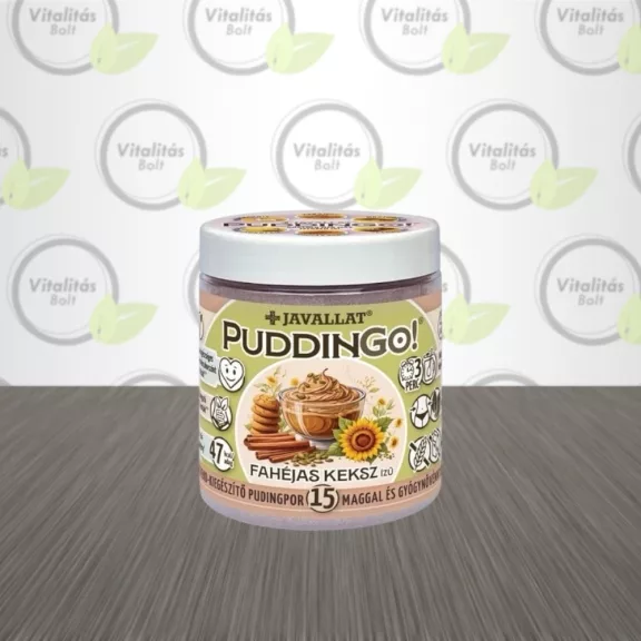 Javallat PudinGo fahéjas keksz izesítésű étrendkiegészítő pudingpor- 300 g  közeli lejáratú