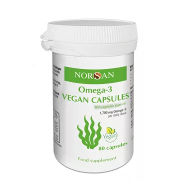 Norsan Omega-3 Vegan kapszla – 80db