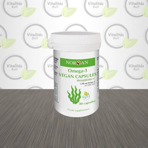 Norsan Omega-3 Vegan kapszla – 80db