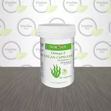 Norsan Omega-3 Vegan kapszla – 80db