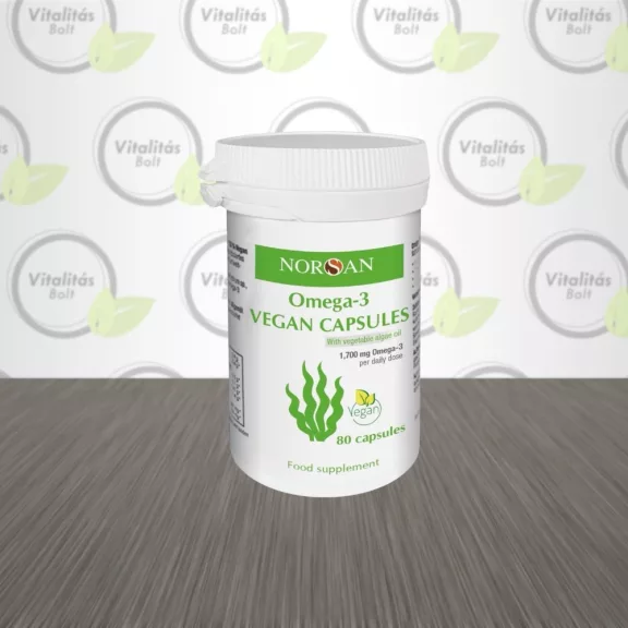 Norsan Omega-3 Vegan kapszla – 80db