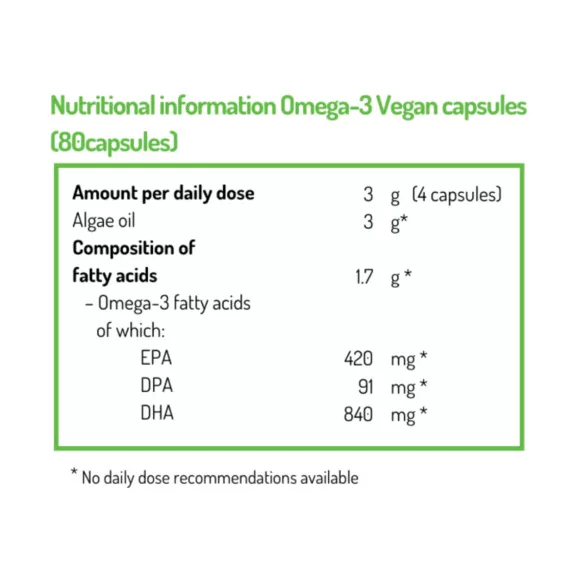 Norsan Omega-3 Vegan kapszla – 80db