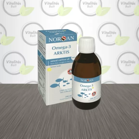 Norsan Omega-3 Arktis olaj Citromos íz– 200ml 