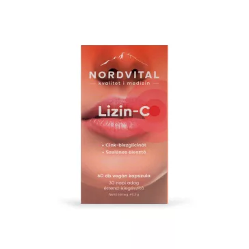   Nordvital Lizin-C szelénnel és cinkkel vegán kapszula - 60db
