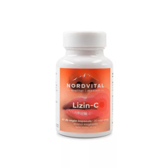 Nordvital Lizin-C szelénnel és cinkkel vegán kapszula - 60db