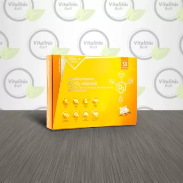   Napfényvitamin D3-K2-vitamin és szerves nyomelem komplex Prebiotikummal - 30db