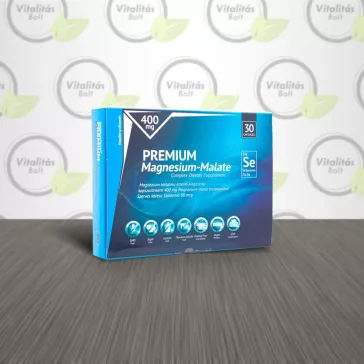   Napfényvitamin Prémium Magnézium-malát 400 mg szerves kötésű szelénnel - 30db 