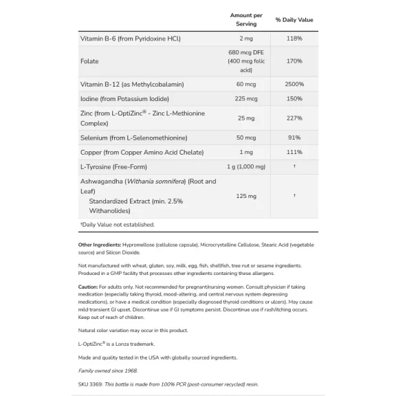 NOW Thyroid Energy - 180 db