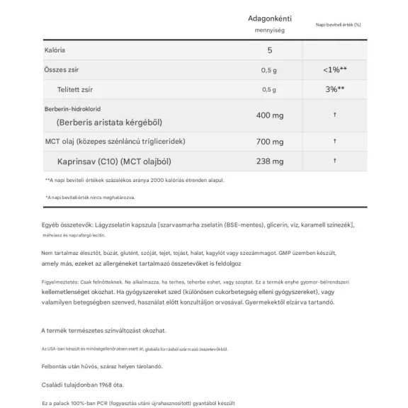NOW Berberine Glucose Support - 60 db