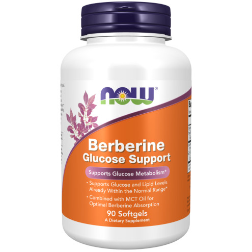 NOW Berberine Glucose Support - 90 db