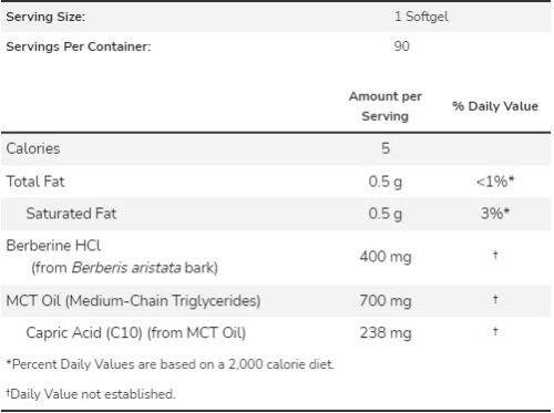 NOW Berberine Glucose Support - 90 db