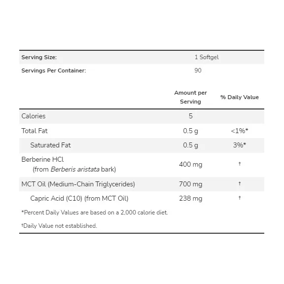 NOW Berberine Glucose Support - 90 db