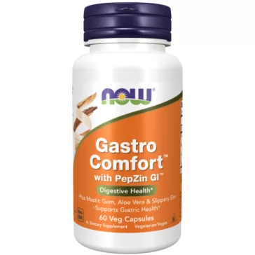 NOW Gastro Comfort™ with PepZin GI™ Veg Caps - 60 db