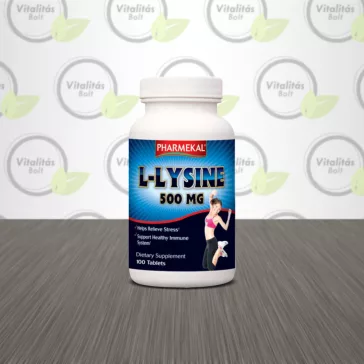 Pharmekal L-lysine tabletta - 100 db