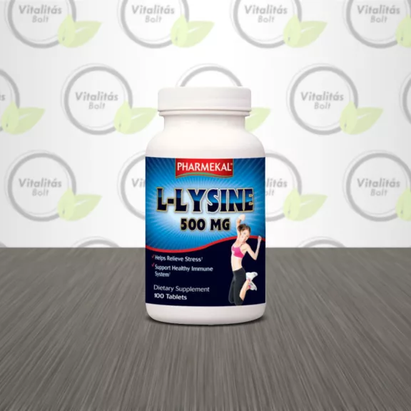Pharmekal L-lysine tabletta - 100 db