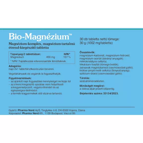 Pharma Nord Bio-Magnézium - 30 db
