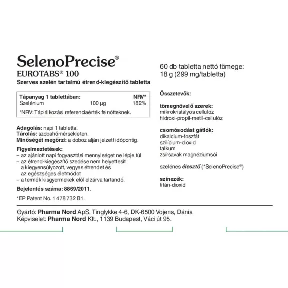 Pharma Nord Seleno Precise 100 µg - 60 db
