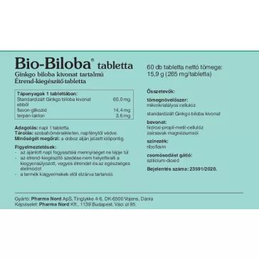 Pharma Nord Bio-Biloba - 60 db