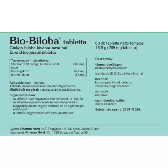 Pharma Nord Bio-Biloba - 60 db